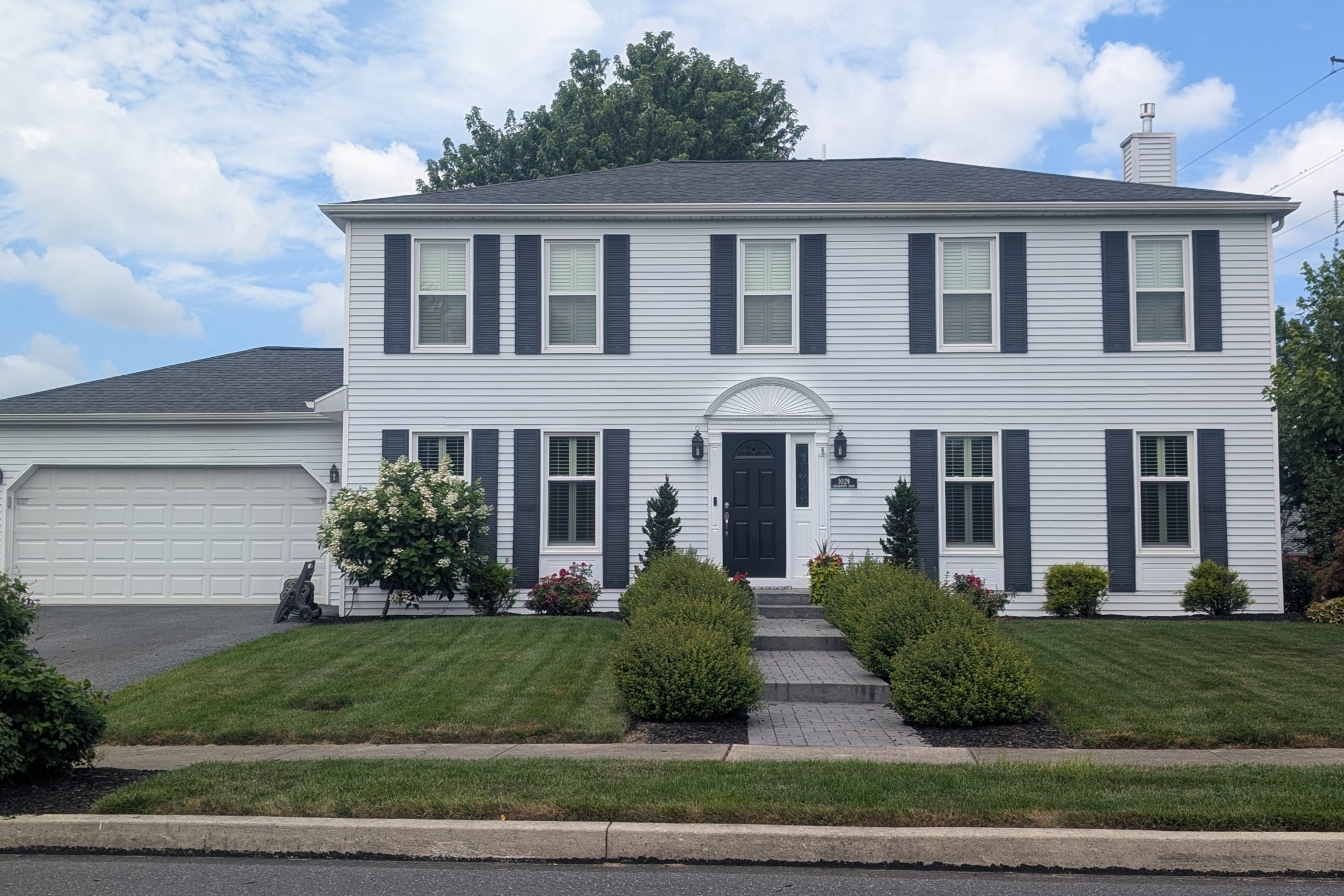exterior of house before painting
