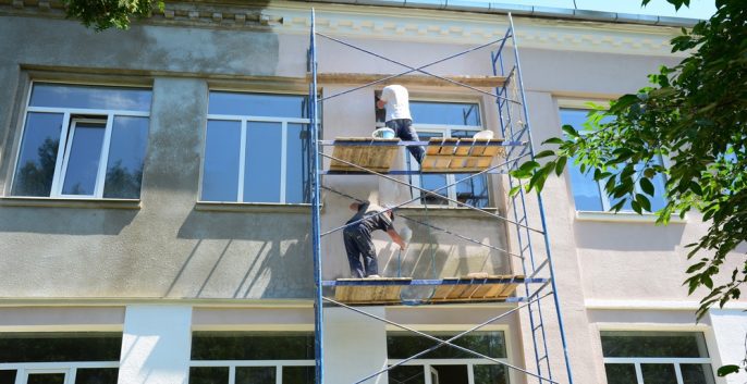 Check out our Commercial Stucco and Repair