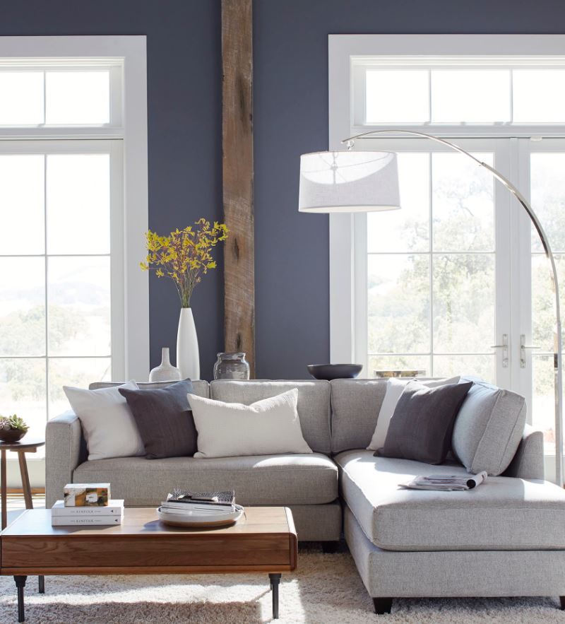 eggshell painted wall