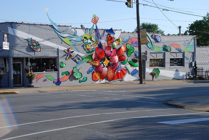 painted building in westfield in