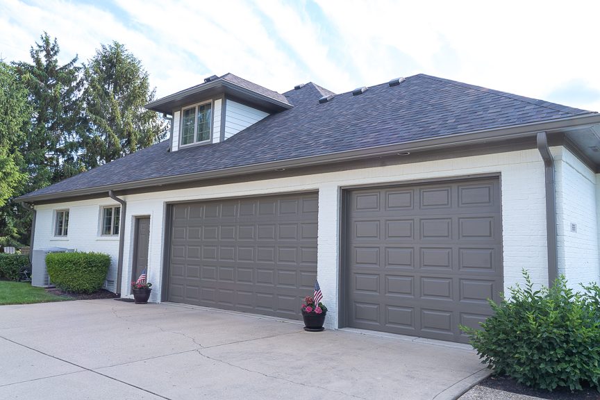 painted brick home in fishers indiana