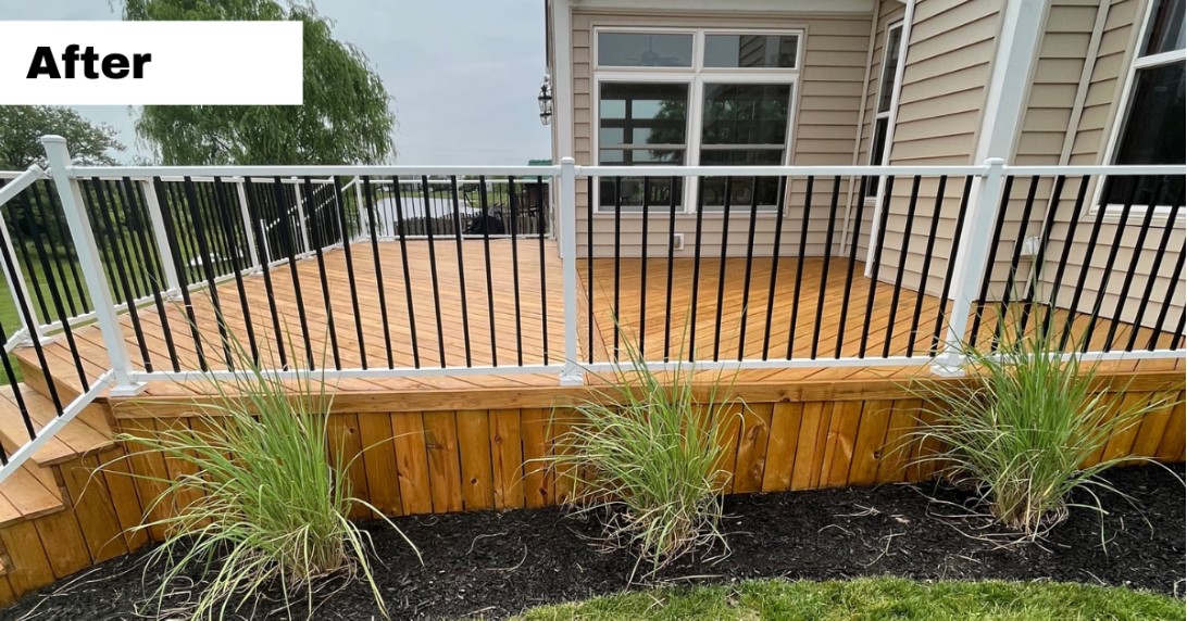 after deck staining