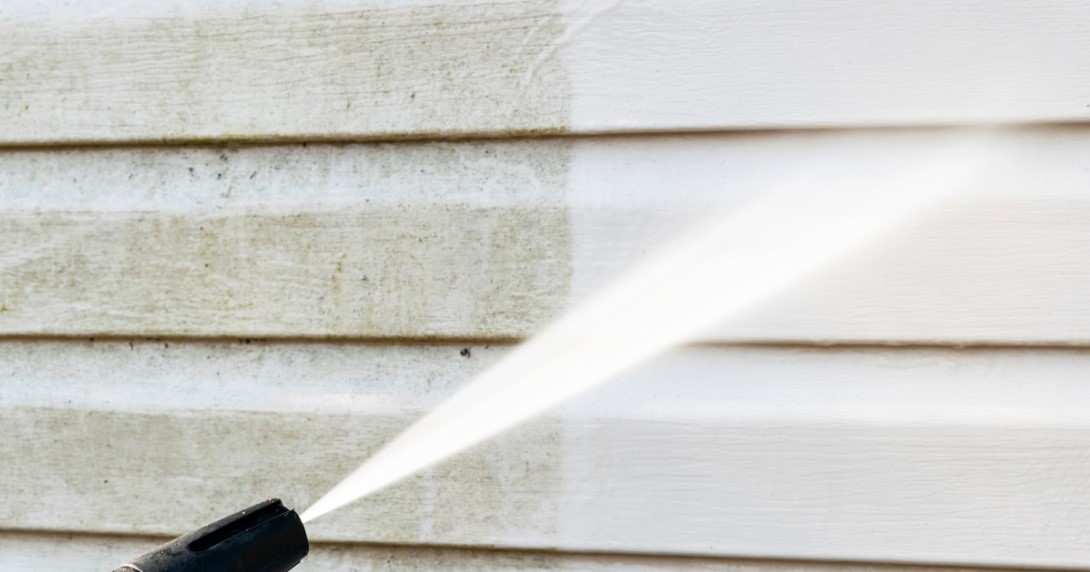 power washing siding