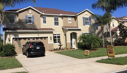 Exterior house painting by CertaPro painters in Winter Garden, FL