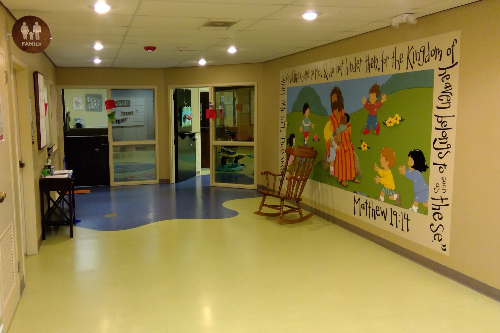 Pleasant Valley room before painting