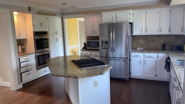 after siding painting project