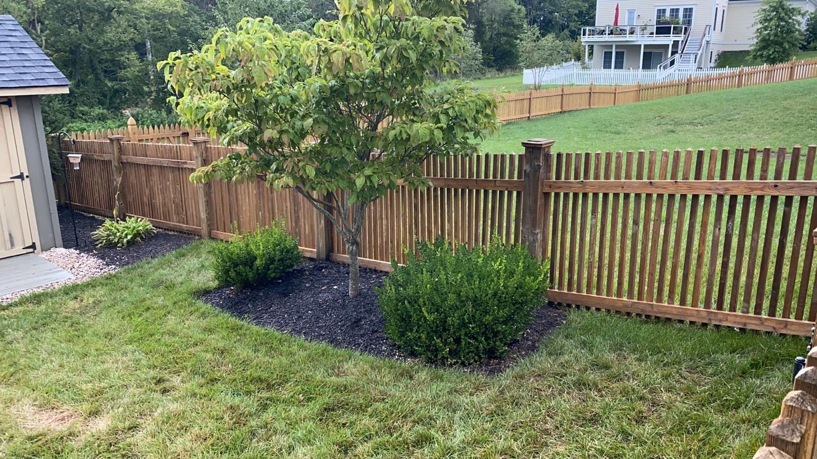 after siding painting project