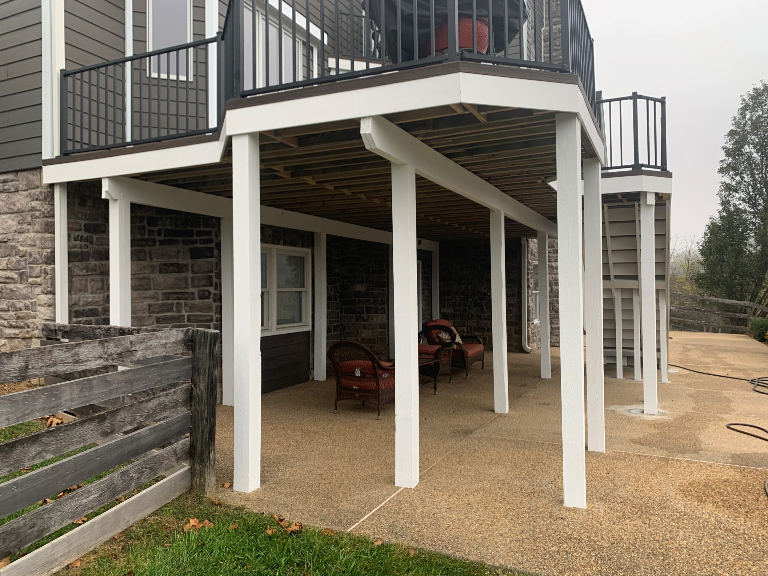 after deck painting project