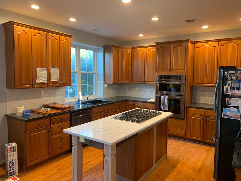 Before photo of a traditional kitchen