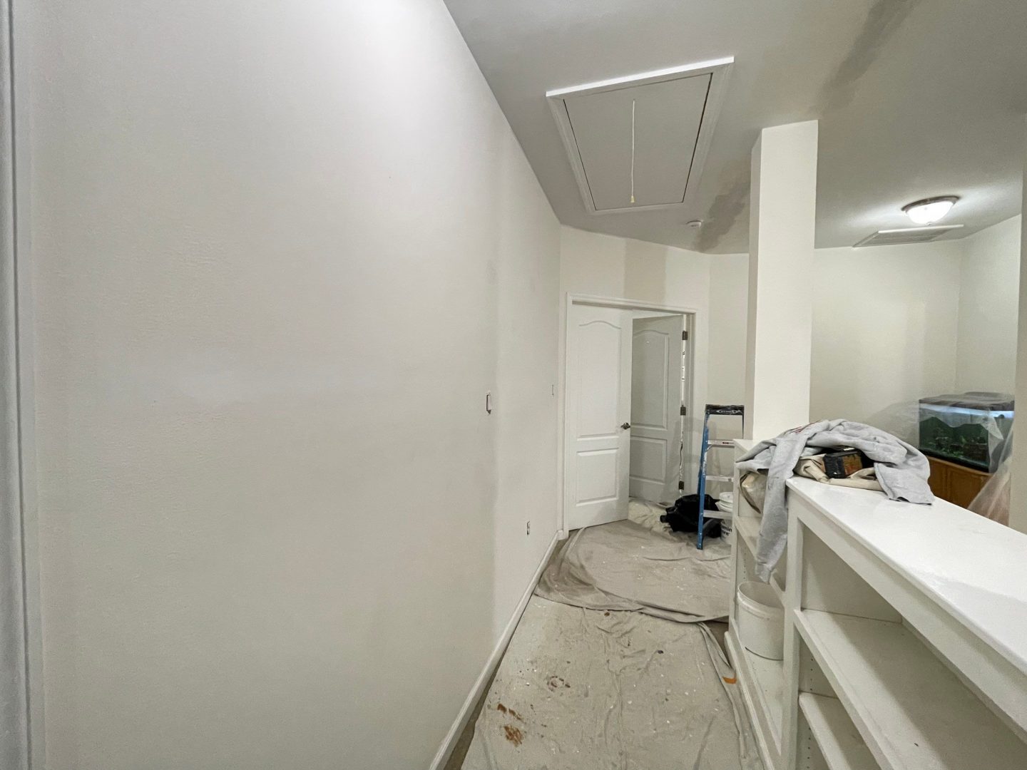 Before Photo of Hallway in Burke VA
