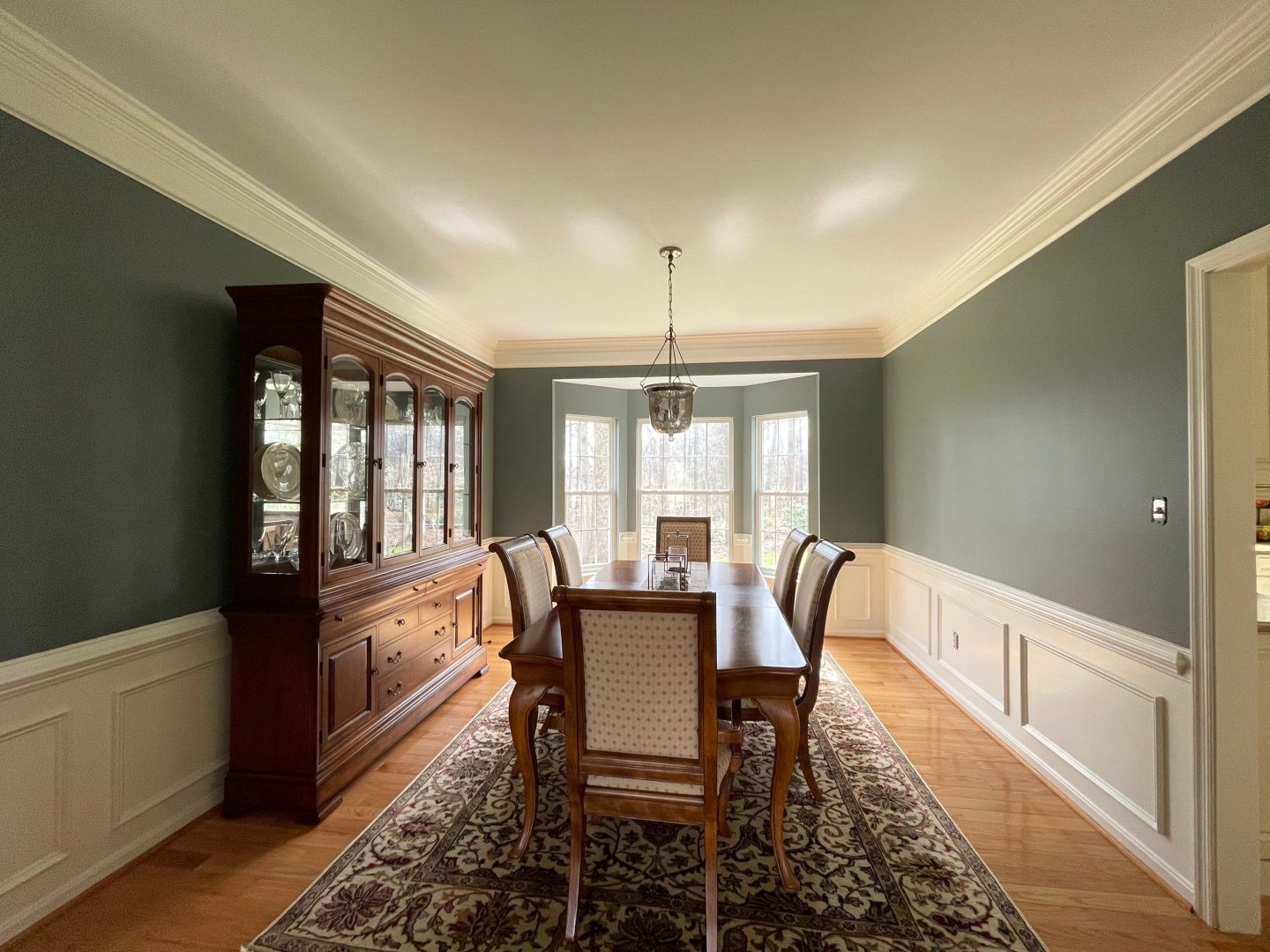 Dining Room Repaint After Photo in Sterling VA