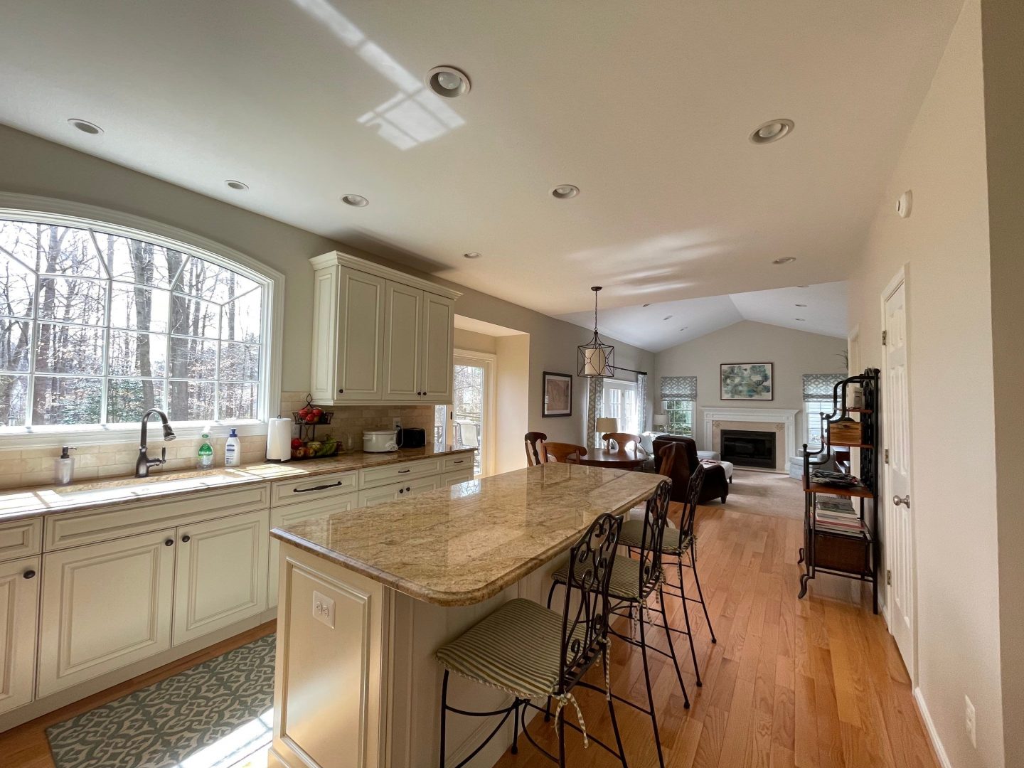 Kitchen Repaint After Photo in Sterling VA