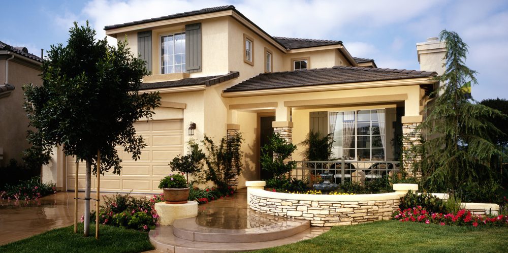 stucco home exterior