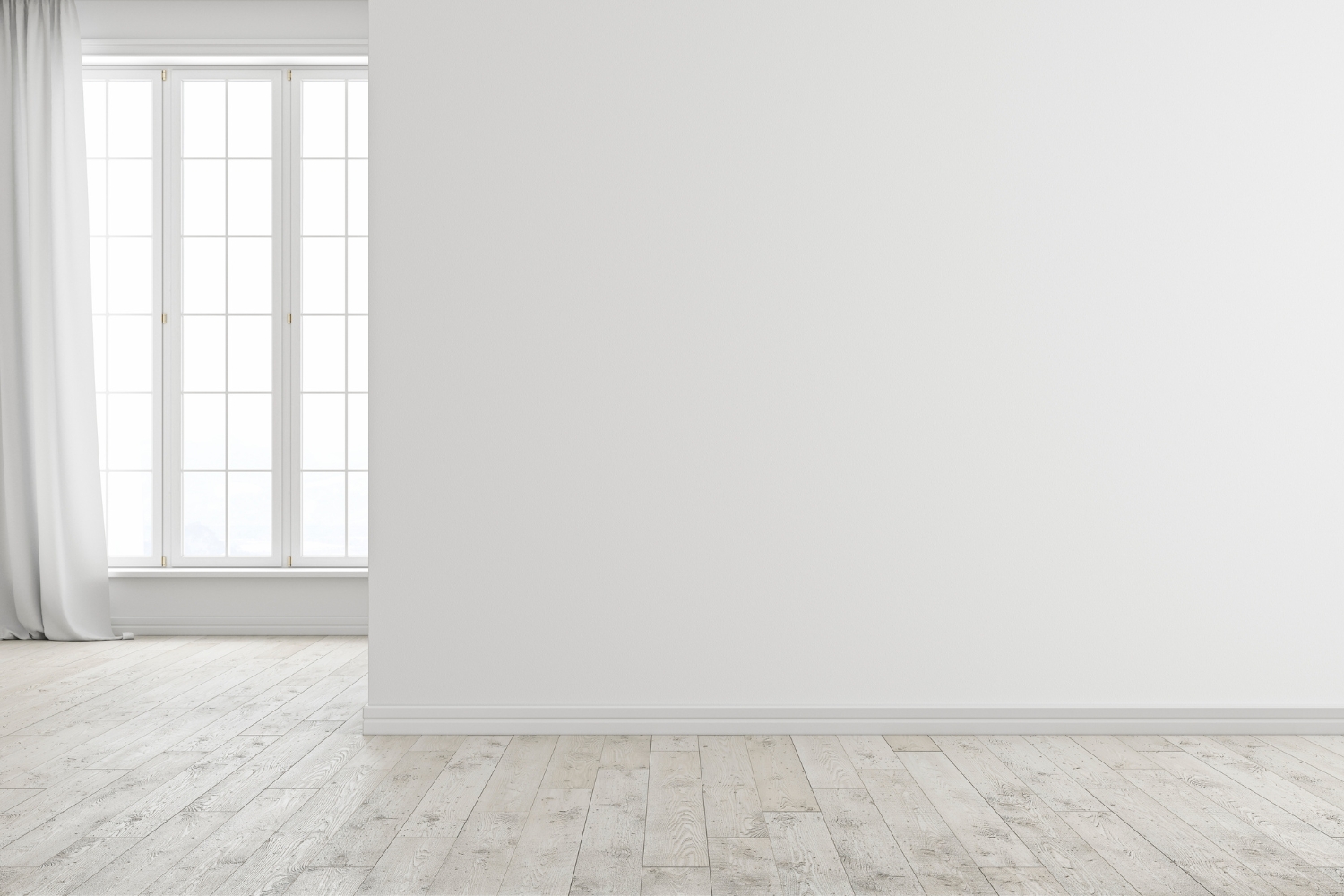 Crisp White interior room