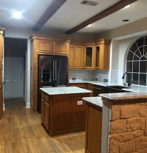 before cabinets in allen