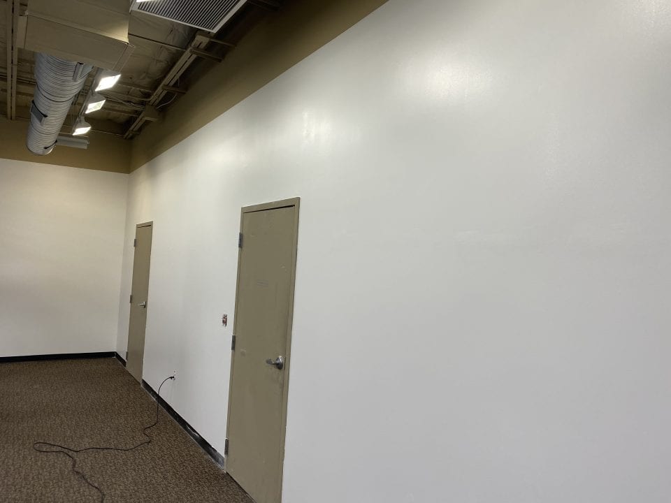 Repainted Wall