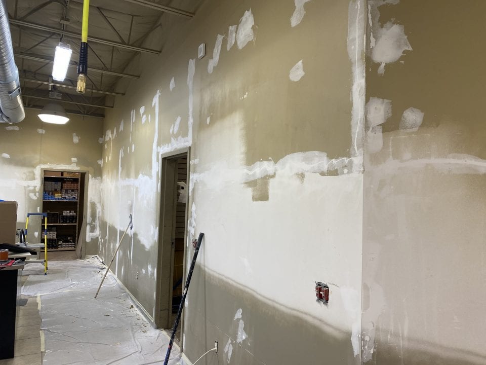 Wall in Progress