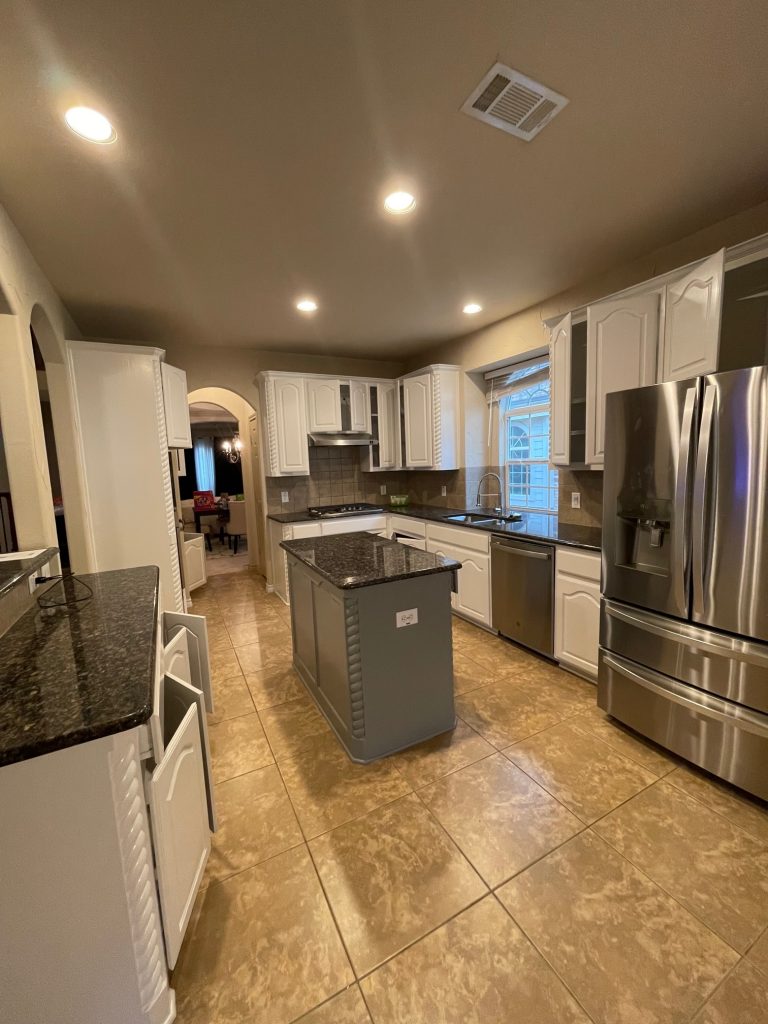After Kitchen Cabinet Painting