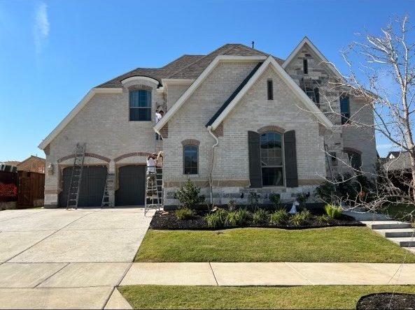 Brick Painting Service Before