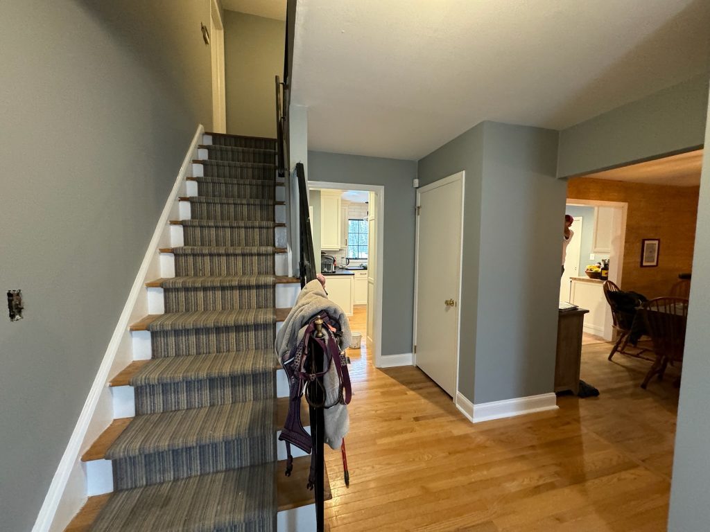 Stairway Interior Repainted After