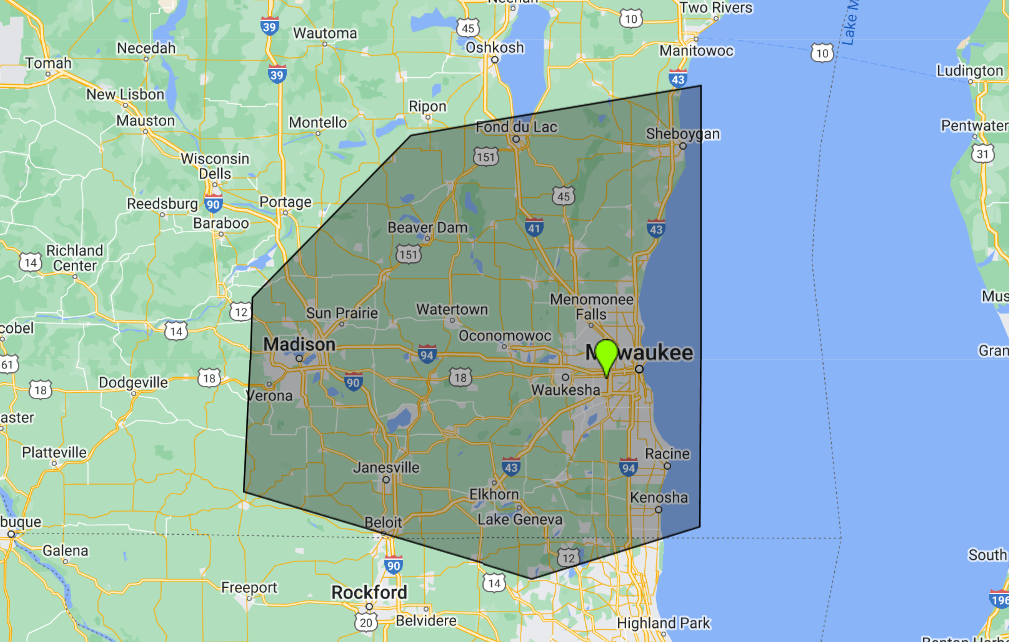 Milwaukee service area