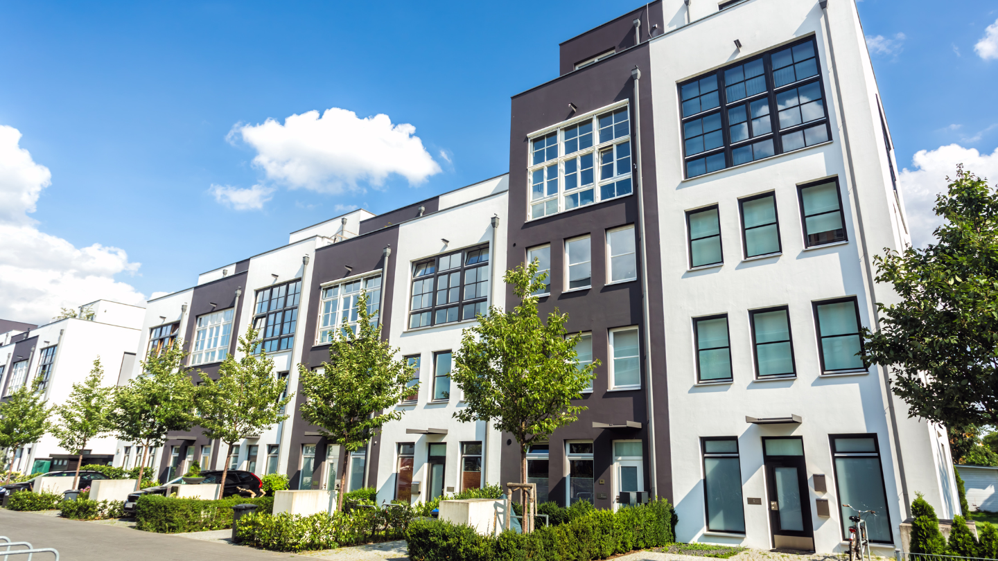 exterior apartment building