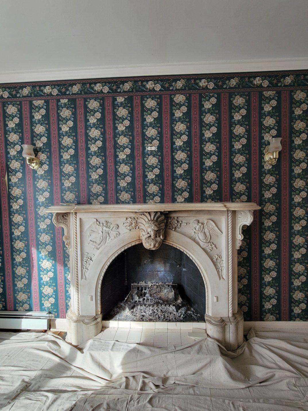 Wallpaper Removal Case Study Before