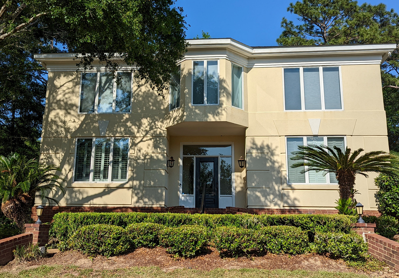 Stucco Home Refresh Before