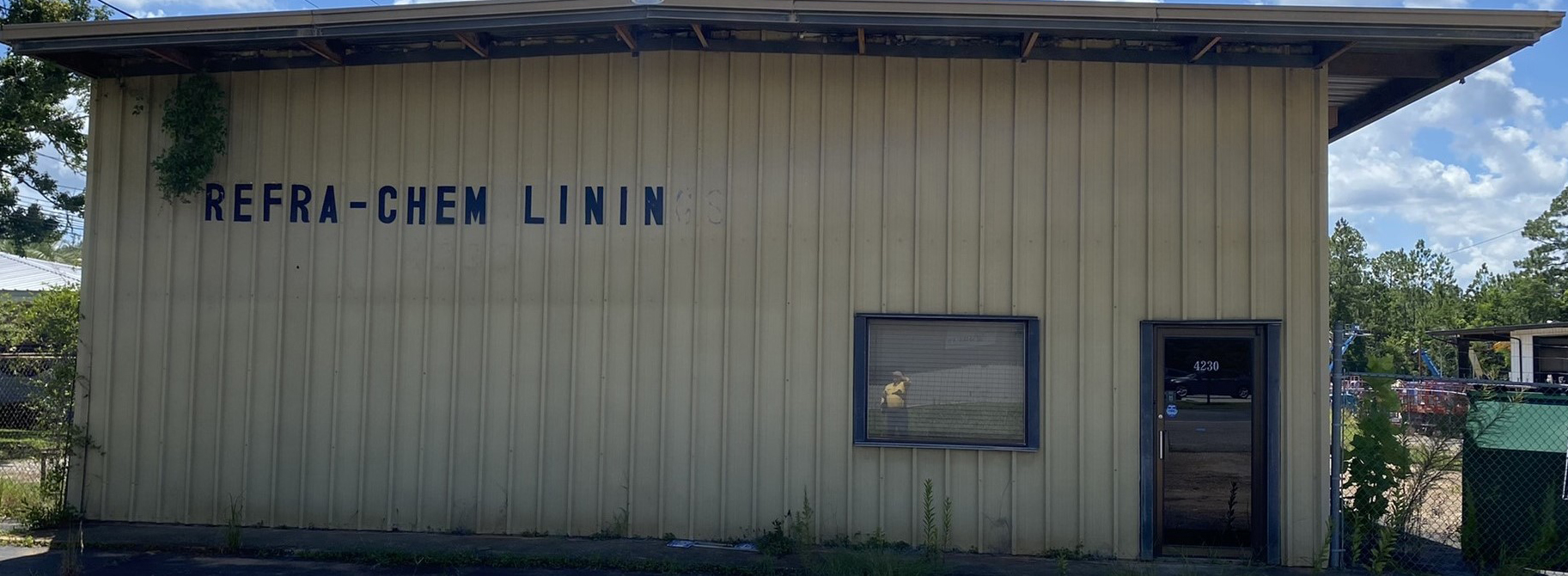 Galvanized Metal Building Repainted Before