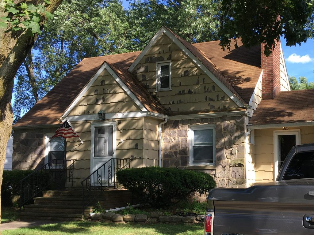 Exterior Painting of a Childhood Home Before