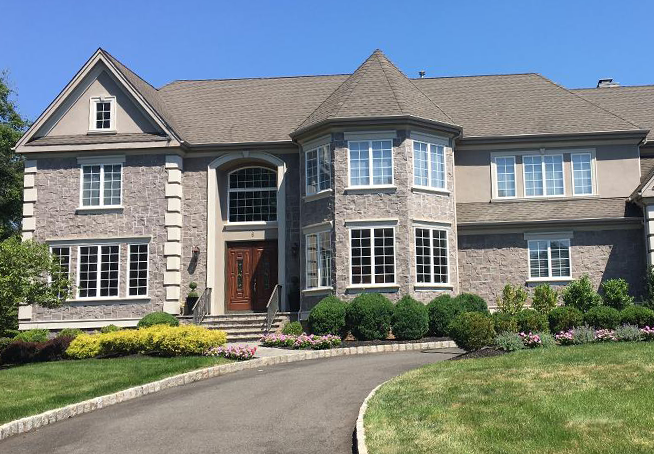 Trim Repainted White | Warren, NJ After