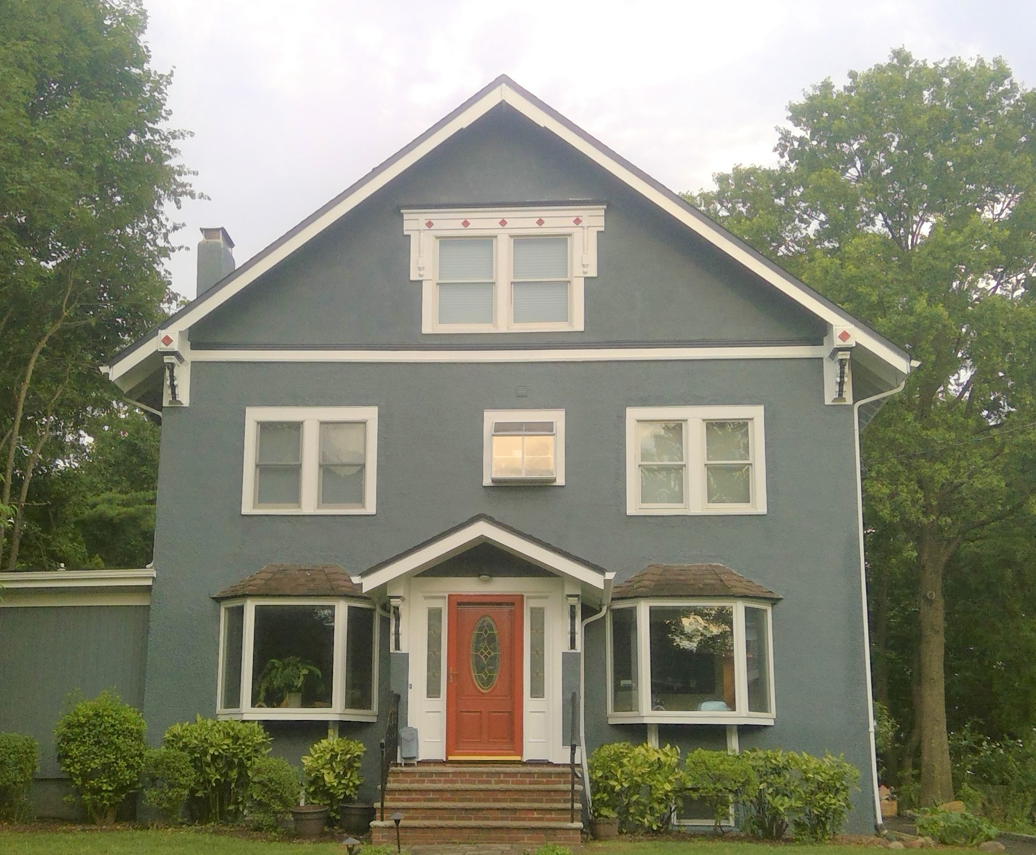 Stucco Home Transformation in Cranford After