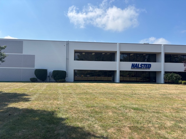 After commercial industrial exterior painting facility for office warehouse in Cranberry, NJ.