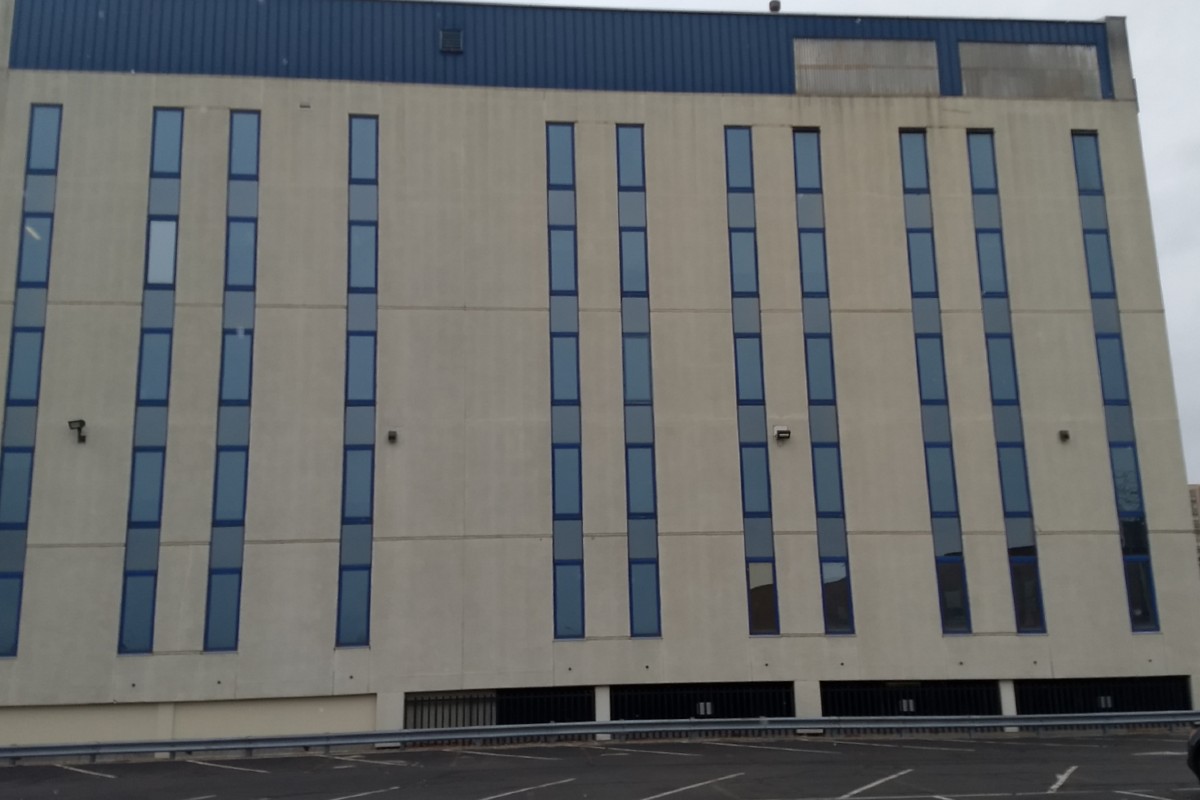 Vistech building before cleaning