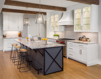 kitchen with two tone