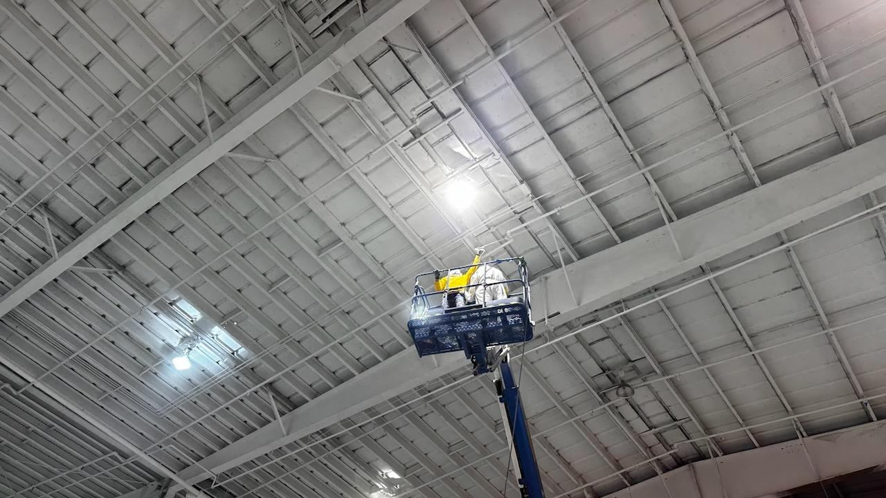 BYK Warehouse painting in aciton