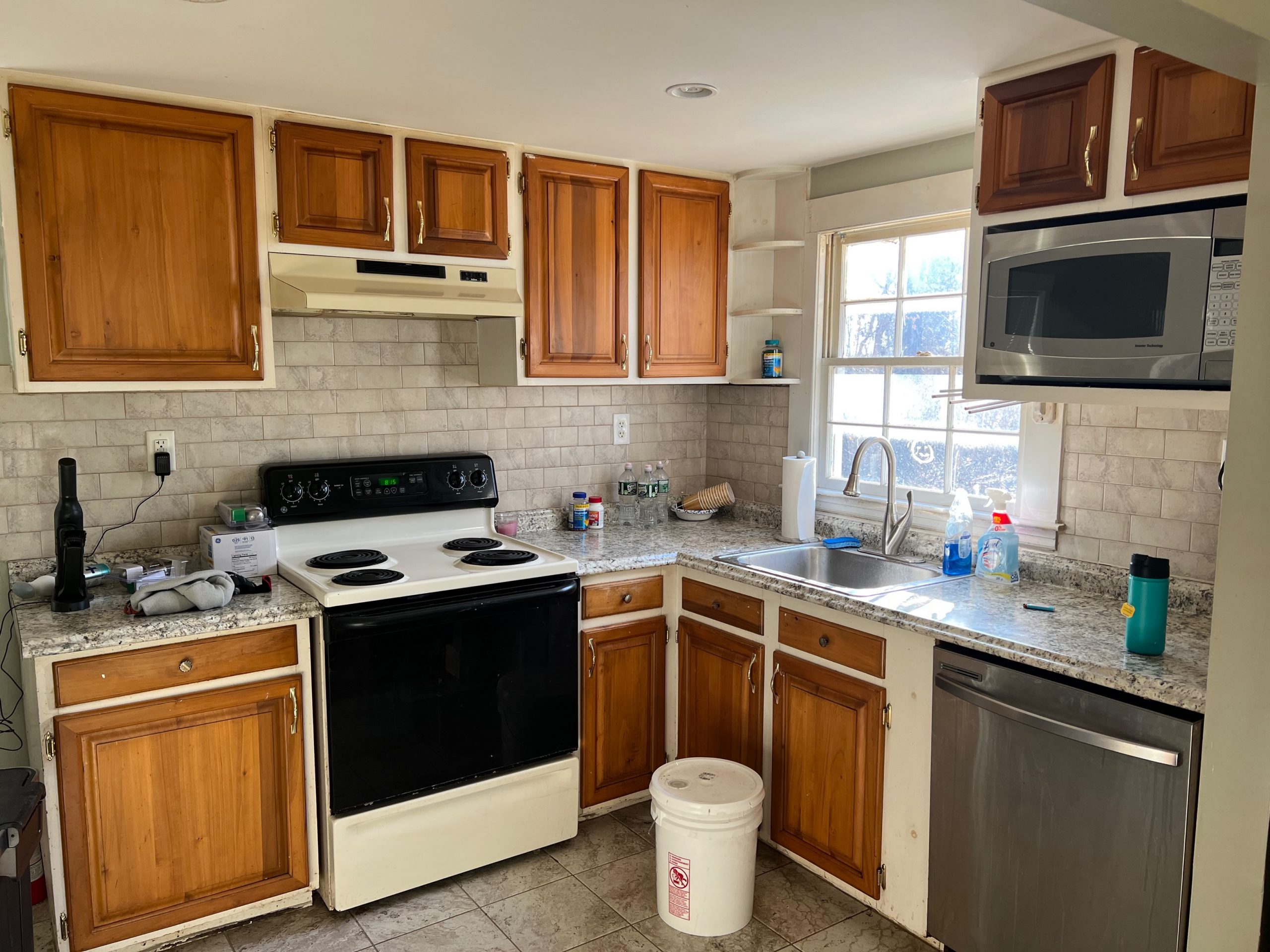 Kitchen Cabinet Painting in Needham