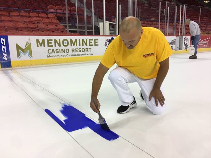 Paint the Ice with the Green Bay Gamblers Hockey - CertaPro Painters of NE Wisconsin