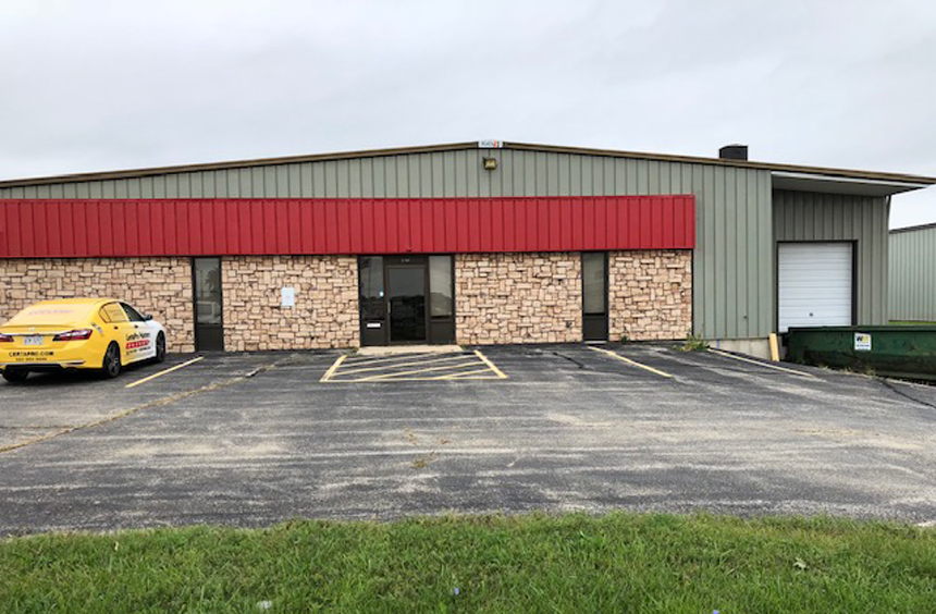 Benmar Fabrication – Power Wash & 2 coats of SW A100 Exterior (Satin) Before