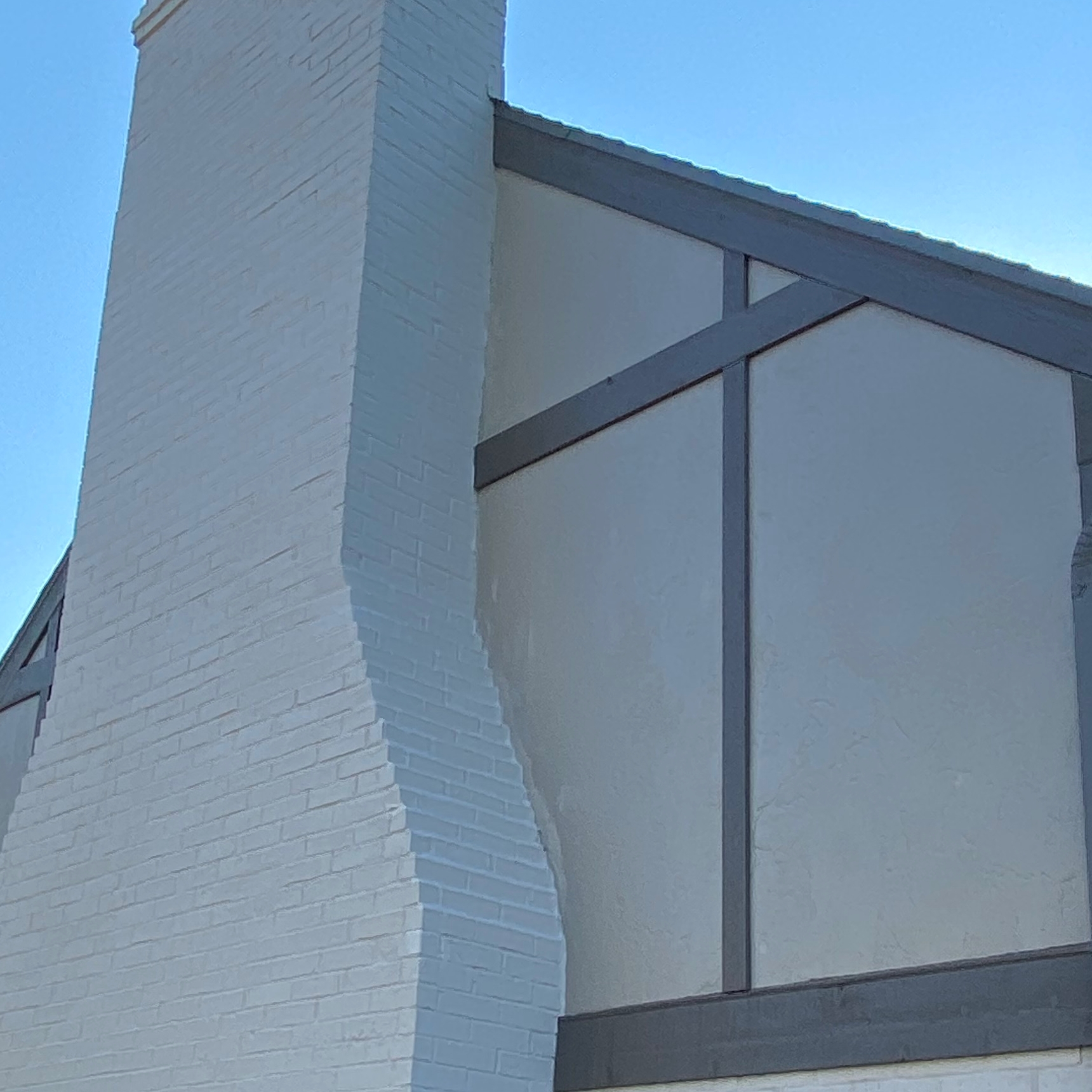 Stucco home after painting