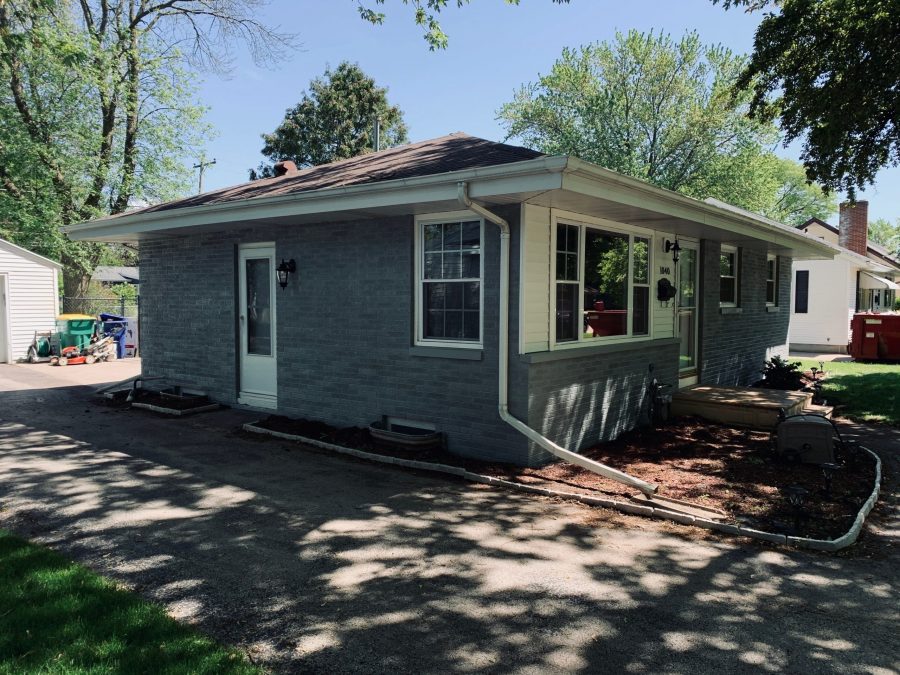 painted brick exterior on home in green bay , wi