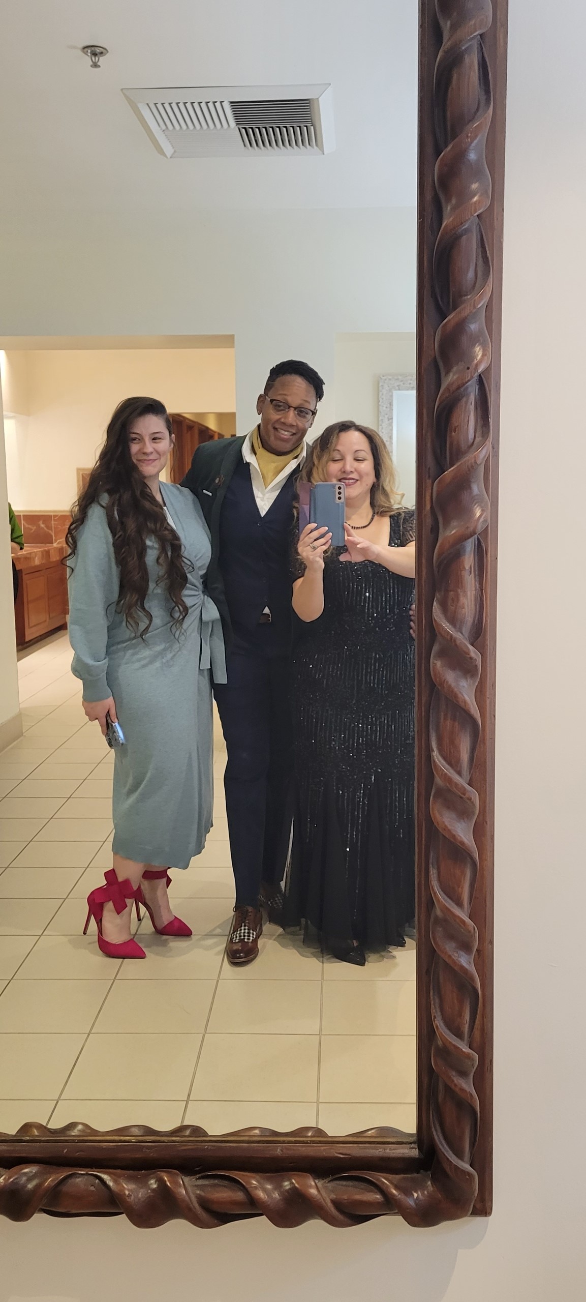 staff dressed for awards gala