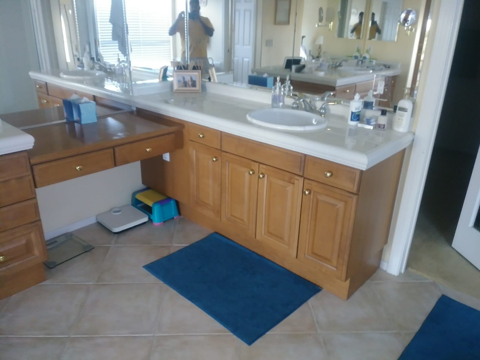 Cabinet Painting Before