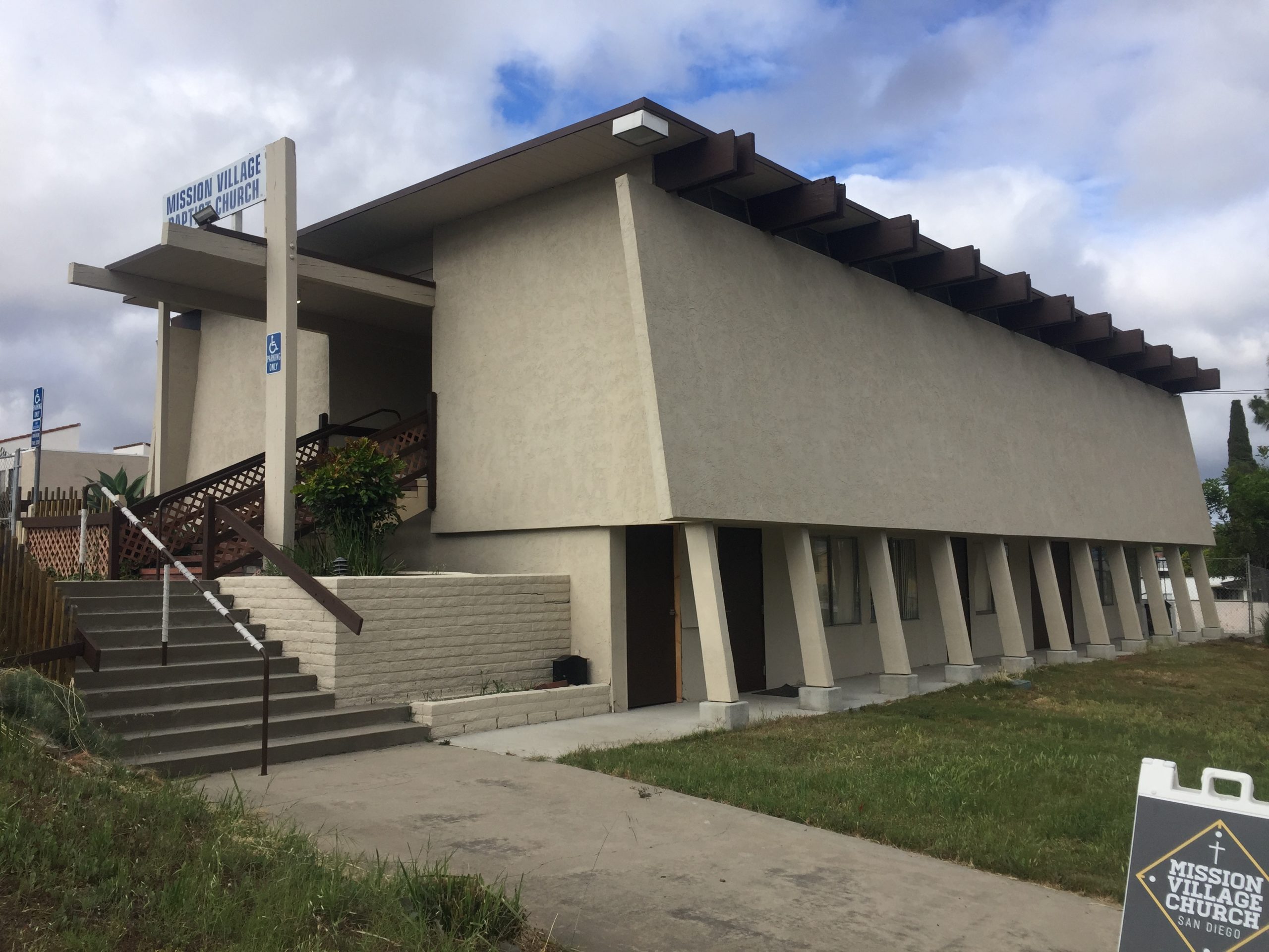 Mission Village Baptist Church after painting