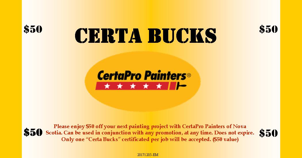 Certa Bucks Image