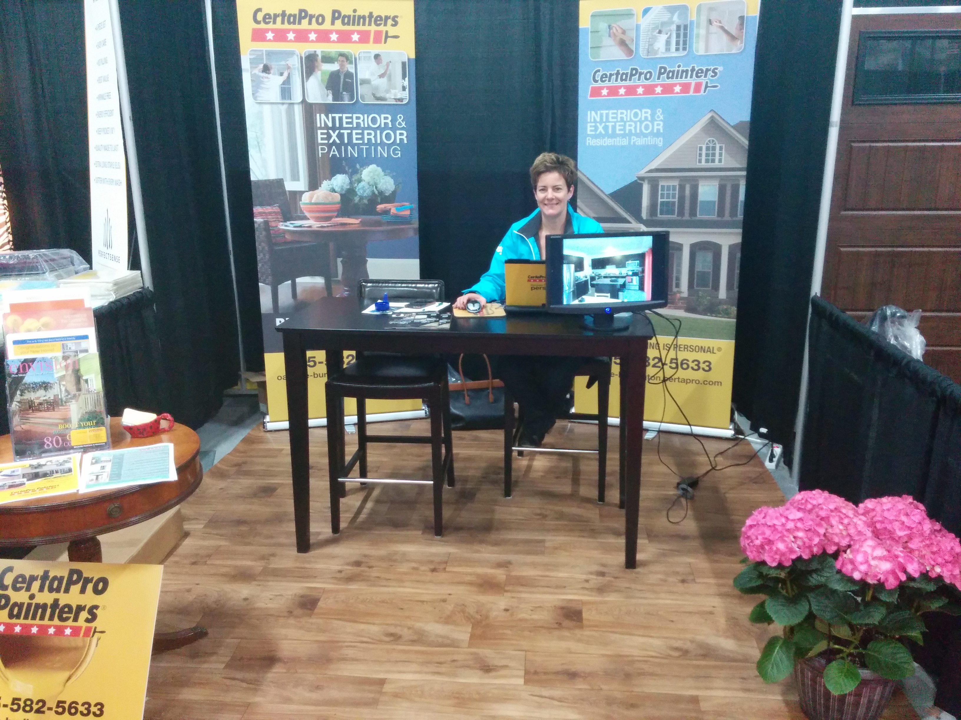 CertaPro Painters Oakville-Burlington at the 2014 Milton Lifestyle Home Show.