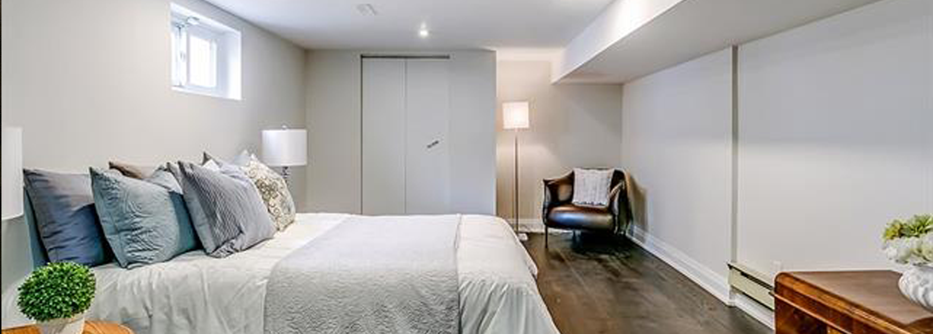 Basement Bedroom After