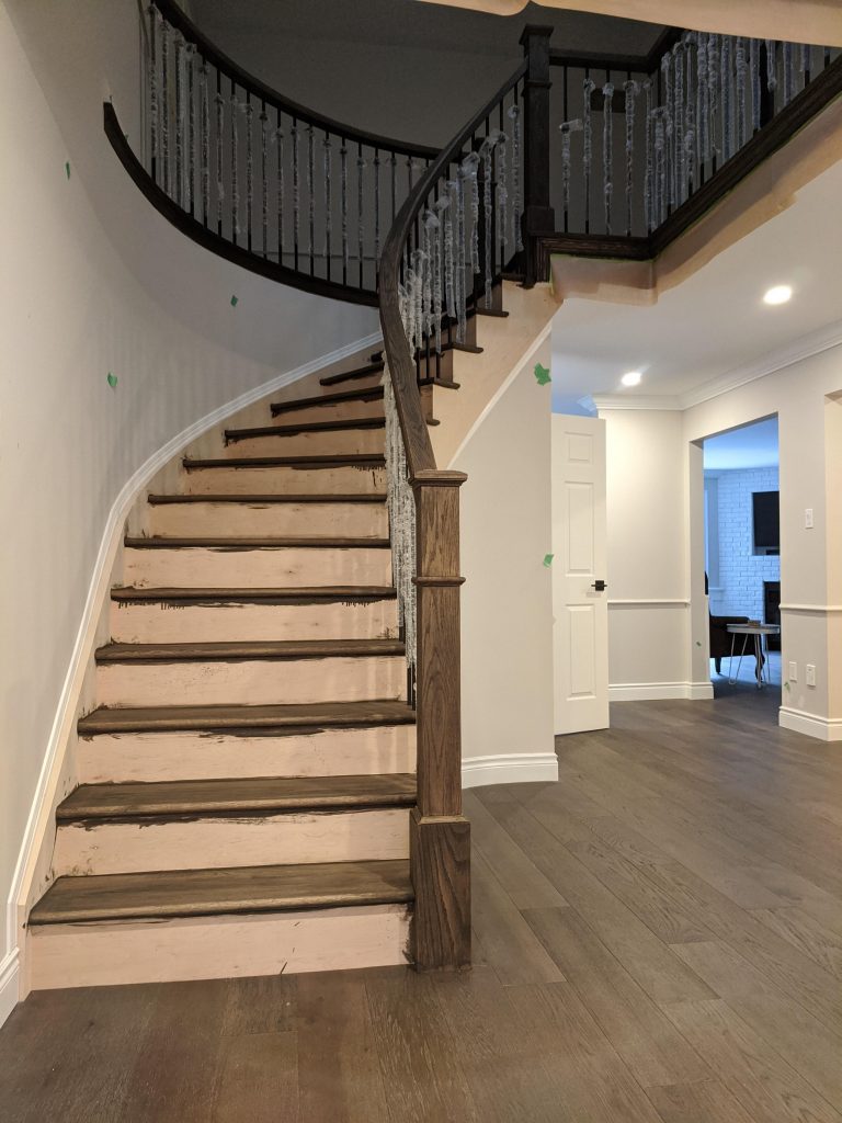 Stairwell Transformation Before