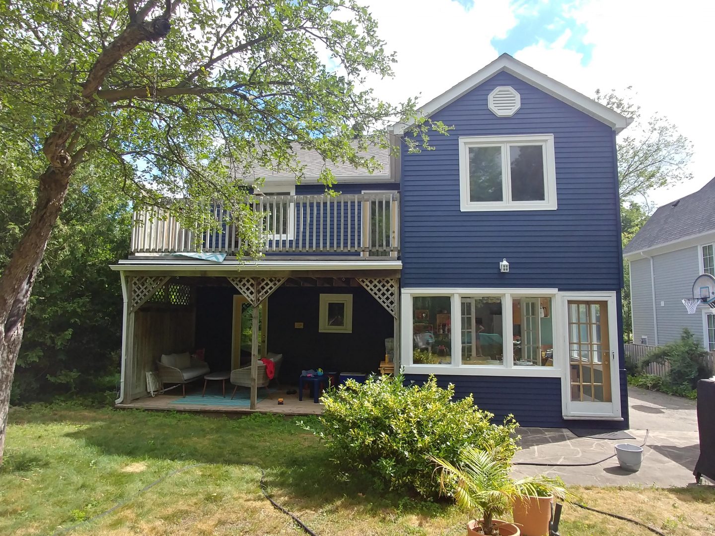 Rear Exterior Painting project after photo