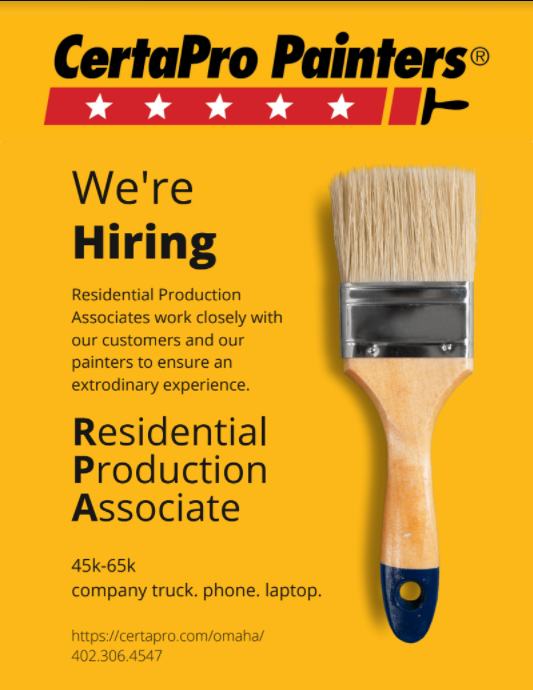 We're Hiring Paint Store Ad